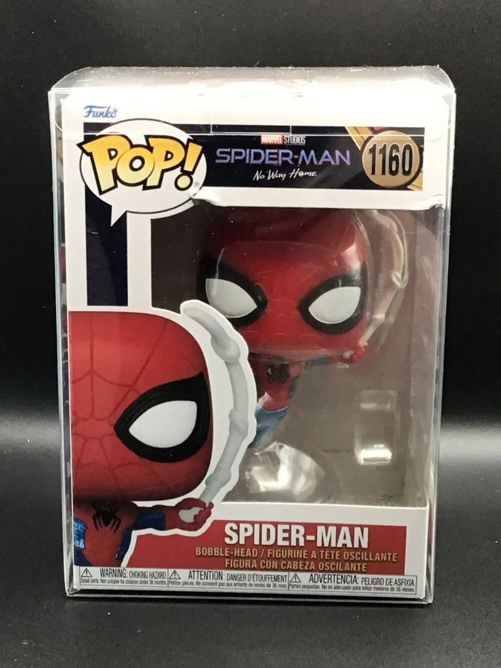 Funko Pop Marvel Spider-Man #1160 Vinyl Figure w/Pop Protector New In Box